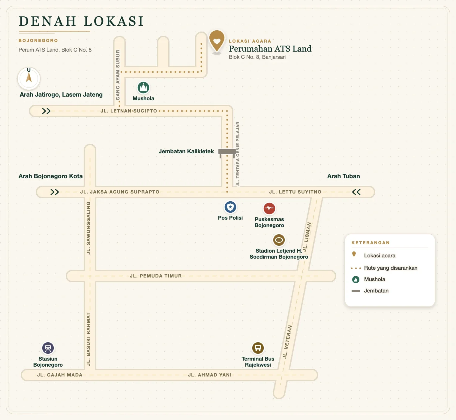 Denah lokasi Akad & Resepsi